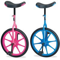 エバニュー 一輪車(ノーパンク)18 ピンク EKD137P 1台