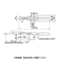 大阪角田興業 引きクランプ PA150 1個（直送品）