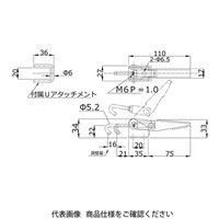 大阪角田興業 引きクランプ FAー110 FA110 1個（直送品）