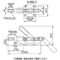 大阪角田興業 横押し型トグルクランプ SL200 1個（直送品）