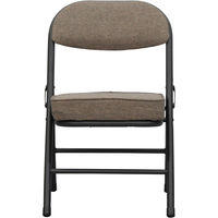 エイ・アイ・エス 折畳座厚ローチェア ブラウン AATL-01 BR 1脚（直送品）