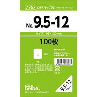 ベルベ 雑貨 包装 OPPバッグ No.9.5-12 7757 1包：1000枚（100×10）（直送品）