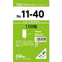 ベルベ 雑貨 包装 OPPバッグ No.11-40 7805 1包：1000枚（100×10）（直送品）