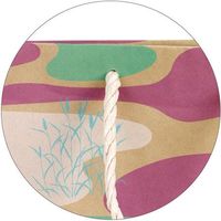 ベルベ 紙袋 PP紐手提袋 T-12 菊 1232 1包：200枚（20×10）（直送品）