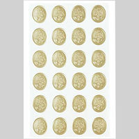 ベルベ オリジナルシール ミニブーケ ゴールド 120片 4867 1包：5束（直送品）