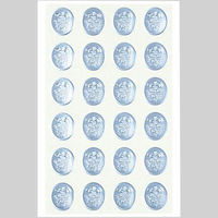 ベルベ オリジナルシール ミニブーケ シルバー 120片 4868 1包：5束（直送品）