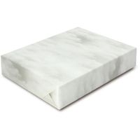 ベルベ ラッピング 包装紙 クラウド（グレー） 半切 134 1包：500枚（100×5）（直送品）