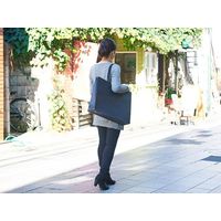 ベルベ 紙袋 手提袋 T-ショルダー13 黒無地 1987 1包：50枚（10×5）（直送品）