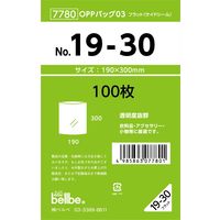 ベルベ 雑貨 包装 OPPバッグ No.19-30 7780 1包：1000枚（100×10）（直送品）