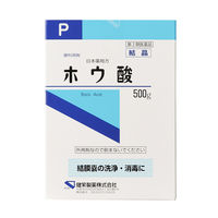日本薬局方 ホウ酸 結晶 500g 健栄製薬 結膜嚢の洗浄・消毒【第3類医薬品】