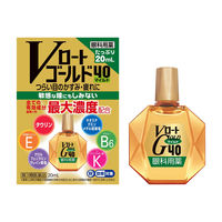 Ｖロートゴールド40マイルド 20ml ロート製薬 しみないさし心地 目薬 かすみ目 疲れ目【第3類医薬品】