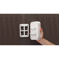 タカチ電機工業 WM型 壁掛ブラケット ダークグレー WMー1D 1個 1セット(10個)（直送品）