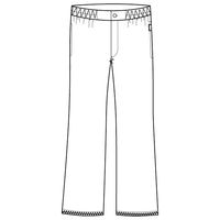 フォーク メンズパンツ ホワイト S 5016EW-1-S 1枚　白衣