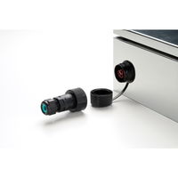 タカチ電機工業 THB406専用プラグカバー ブラック 6DB00900C 1個 1セット(7個)（直送品）