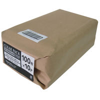フロンティア クリアパック #30 フタ付き 105×(155+40)mm TP 10.5-15.5 1セット(100枚×10袋)