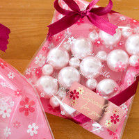 ヘッズ ラブリーフラワーシール-1 LVF-1S 1セット（1000枚：100枚×10パック）（直送品）