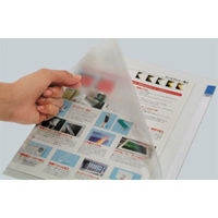 リヒトラブ クリヤーホルダー<見出し付> F3430-1 1セット(20枚)