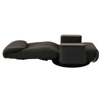 【軒先渡し】松風まつかぜ座椅子 無段階リクライニング 360度回転 ポケットコイル グレー 83-872 1脚（直送品）