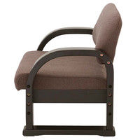 【軒先渡し】ヤマソロ TV座椅子 幅565×奥行き425×高さ490mm 座面高さ調節可能 ブラウン 83-938 1脚（直送品）