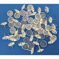 アイ・エス セミ増量:カラー画鋲 透明 ILCK-01T 1セット(3ケース)