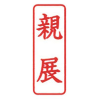 新朝日コーポレーション ポンスタンパー事務用印B型親展 縦 PB-T6 1個