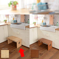 B.Bファニシング トイレ用踏み台 ブラウン 幅580×奥行350×高さ230mm FDM-0025NA 1台（直送品）