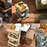 B.Bファニシング ROSSINI メッシュバスケットワゴン 2段 アイボリー 幅450×奥行350×高さ500mm ROW-F2IV 1台（直送品）