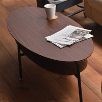 B.Bファニシング センターテーブル ブラウン 幅1100×奥行500×高さ360mm TAS-0023BR 1台（直送品）