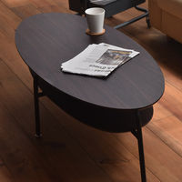 B.Bファニシング センターテーブル ダークブラウン 幅1100×奥行500×高さ360mm TAS-0023DBR 1台（直送品）