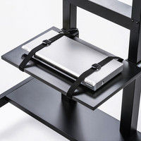 サンワサプライ 機器固定ベルト（2.5m）ブラック 2本セット RAC-BL5（直送品）