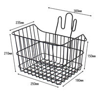 サギサカ 折りたたみ自転車用 フロントバスケット シルバー 48550 1個
