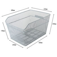 サギサカ リヤカゴ 固定 メッシュ シティ・軽快 シルバー 48997 1個