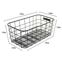 サギサカ 縦長リヤカゴ ワイヤー 49057 1個