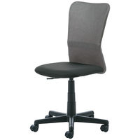 サンワサプライ エコノミーメッシュチェア オフィスチェア グレー×ブラック SNC-ASNET4GY 1セット（4脚） 事務椅子 脚幅600mm