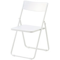 well-be　クリアフォールディングチェア　クリアホワイト　1箱（5脚入）（取寄品）