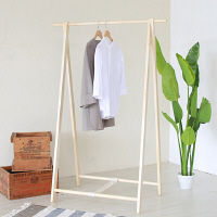 永井興産 もく シンプルハンガーNA（ナチュラル）幅990×奥行555×高さ1475mm　NK-910　1台（直送品）