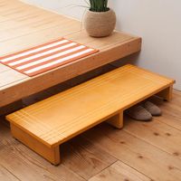 永井興産 木製玄関踏み台90 LBR NK-935 1台