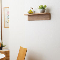 永井興産 ウォールシェルフ(L型45)  NA（ナチュラル）幅450×奥行120×高さ100mm　WAL-02　1台（直送品）