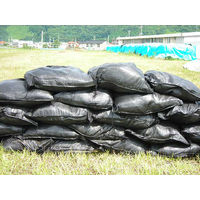 三鬼化成 UVブラック土のうUV（耐候性） 土のう袋 ブラック 203001-9900 1包：200枚入（直送品）