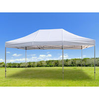 三鬼化成 ワンタッチ組立テント かんたんてんとキングサイズKA/10W 緑白 312330 1張（直送品）