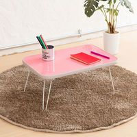 永井興産 ミニーテーブル PPK（パステルピンク）幅450×奥行300×高さ200mm　NK-451　1台（直送品）