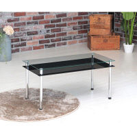 永井興産 3WAYガラステーブル BK（ブラック）幅800×奥行400×高さ385mm　NK-842　1台（直送品）