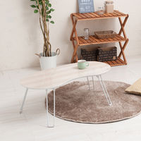 永井興産 ポワテーブル  NA（ナチュラル）幅800×奥行400×高さ300mm　NK-845　1台（直送品）