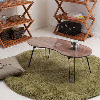 永井興産 ポワテーブル BR（ブラウン）幅800×奥行400×高さ300mm　NK-845　1台（直送品）