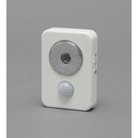 アイリスオーヤマ 乾電池式LED屋内センサーライトハンディタイプ ISL3HN-W（直送品）