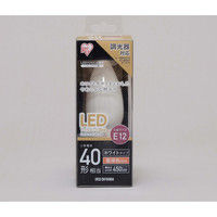 アイリスオーヤマ LEDフィラメント電球 小形調光 ホワイト 電球色40形相当（450lm） LDC4L-G-E12/D-FW（直送品）