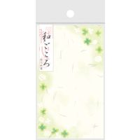 ササガワ のし袋 和ごころ 五型 白つめ草 5-3751 1セット(1冊(5枚)×5)