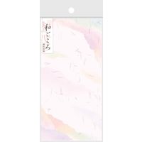 ササガワ のし袋 和ごころ 万型 重ね和紙桃 5-3762 1セット(1冊(3枚)×5)