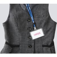 カーシーカシマ ベスト_ブルーチェック_9号 EAV684 1着