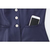 カーシーカシマ ベスト_ネイビー_15号 ESV705 1着